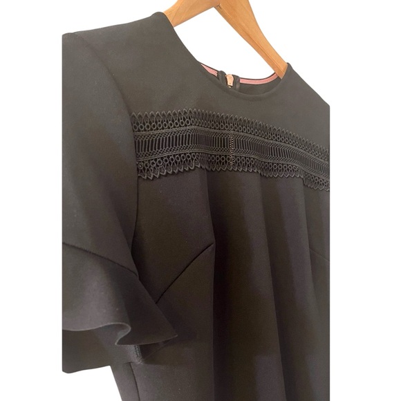 ❤️ NWT! Ted Baker London Black ‘Livsia’ Lace Insert Dress - Picture 6 of 12